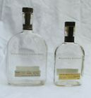 Lot of 2 Woodford Reserve Kentucky Bourbon Whiskey Bottles 750ml/375ml Empty