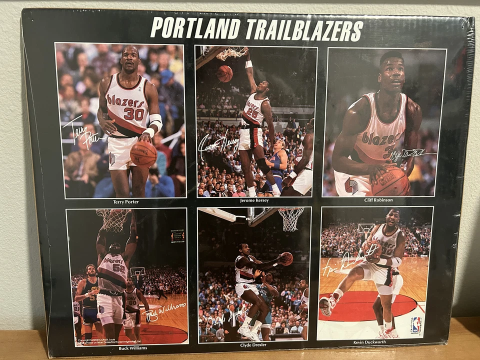 Vintage Portland Trailblazers Poster - Image 1 of 1