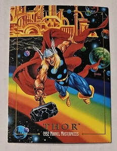 Cómic Thor 1992 SkyBox Marvel Masterpieces #92 Super Hero Avengers nórdico - Imagen 1 de 3
