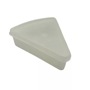 Guardián de cuña vintage Tupperware tarta rebanada con tapa/sello transparente #268 EE. UU. - Imagen 1 de 14