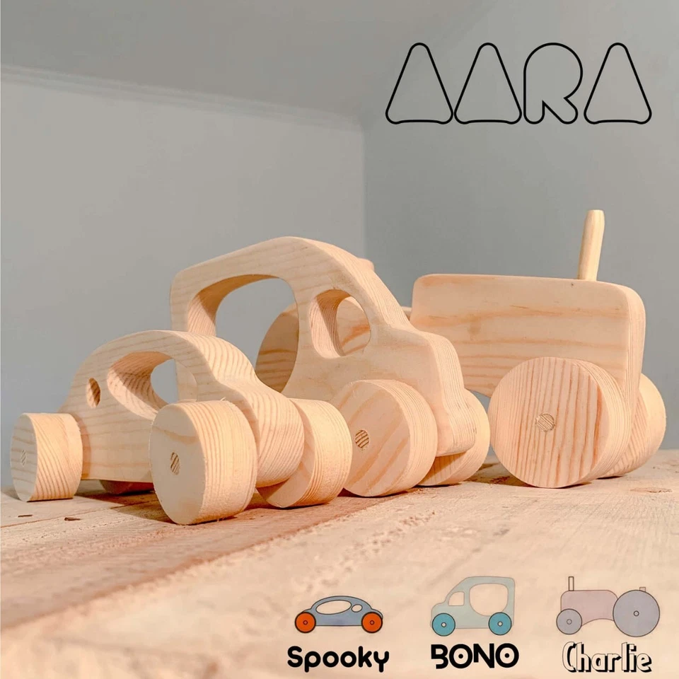 Juguete de madera hecho a mano coche de regalo para bebé y niño pequeño juguete hecho a mano coche de juguete para bebé Foto 1 de 4