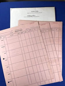 1977 Cinema Bookings, Original Carbon Copies, STAR WARS, The Spy Who Loved Me - Picture 1 of 24