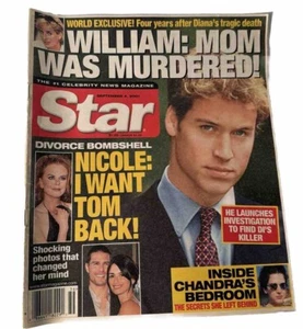 Star Magazine Sept 4, 2001 Princess Diana Prince William Vol. 28 Issue 36 - Picture 1 of 7