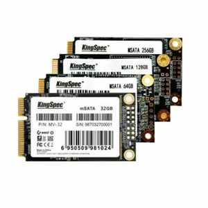 KingSpec 128G 256G 512GB 1TB mSATA MINI SATAIII 3D NAND SSD für LENOVO DELL ASUS - Picture 1 of 7