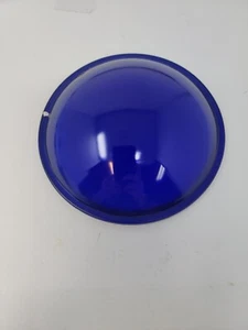 Vintage Eisenbahn/Verkehr grüne Signalleuchte Linse 5 1/2 Durchmesser glatte Oberfläche - Bild 1 von 4