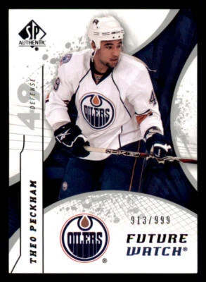 2008-09 SP Authentic #187 Theo Peckham RC /999 (ref 239787) - Image 1 of 2