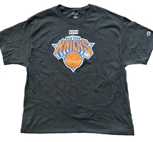 New York Knicks Champion Kith Night Black Shirt MSG Game XL 11/8/2023 SGA Wemby - Picture 1 of 11