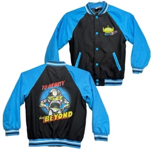 Disney Buzz Lightyear Kids’ Varsity Jacket To Infinity and Beyond with Martian - Picture 1 of 8