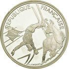 [#730984] Munten, Frankrijk, Free-style skier, 100 Francs, 1990, BE, PR+, Zilver