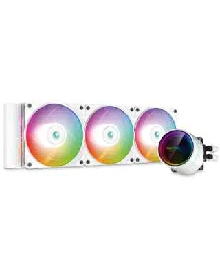 NEW Deepcool CASTLE 360EX A-RGB WH AIO liquid CPU cooler Free shipping - Image 1 of 4