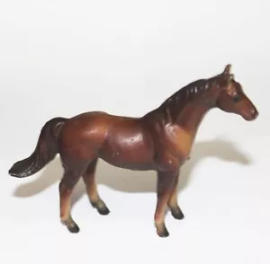 Stampo Breyer vintage piccolo marrone 1976 giocattolo cavallo animale pony modello plastica - Foto 1 di 4