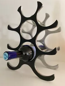 DE COLECCIÓN 9 BOTELLAS PESADO ALUMINIO FUNDIDO CONTADOR VINO MCM MEDIADOS DE SIGLO MODERNO - Imagen 1 de 12