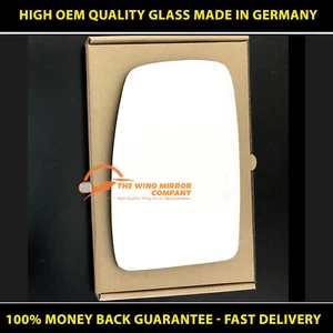 Fits RENAULT Master ( 2011 -> 2023 ) Wing Mirror Glass, Left Hand Side Convex - Picture 1 of 5