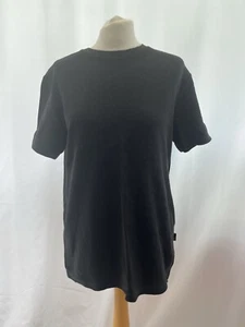 Burton T-shirt Size M Black Short Sleeve Cotton Men’s - Picture 1 of 11