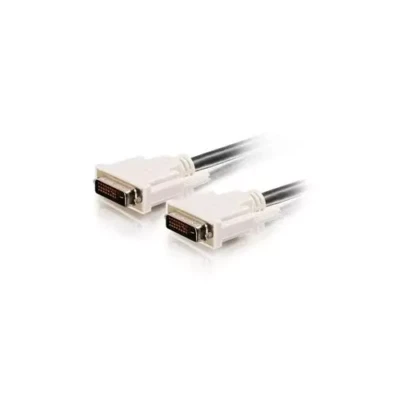 C2G 2M DVI-D Dual Link Digital Video Cable, 6.6Ft, White - Image 1 of 3