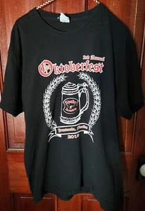 Camisa Oktoberfest Para Hombre Grande Negra Pennsacola Florida 2019 Spahr Brewing Top - Imagen 1 de 6