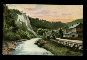 Germany Saxony-Anhalt RUBELAND railway train used 1908 PPC - Picture 1 of 2