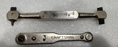 Craftsman 94110 4-Way Offset & No. 4117 Ratcheting Reversible Screwdrivers - Image 1 of 3