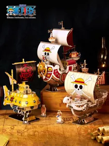 CubicFun 3D puzzles Ship Model Kits Paper One piece Monkey D.Luffy Model Boats - Picture 1 of 14