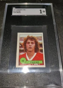 1977 Saravan LTDA Copa Brasil #18 Falcao RC SGC 1 PR POP 1 Only Graded copy  - Picture 1 of 6