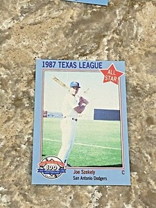 1987 Texas League All Stars Joe Szekely #35 San Antonio Dodgers Minor League