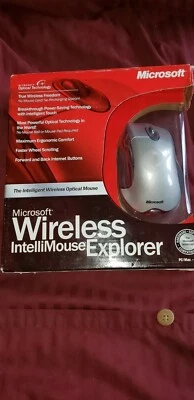 Microsoft Wireless IntelliMouse Explorer IntelliEye MO3-00001 M03 X08-70356 LOOK - Image 1 of 4