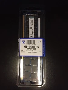 NEW Kingston 16GB PC3-14900 DDR3-1866MHz ECC Registered CL13 Memory KTD-PE318/16 - Picture 1 of 2