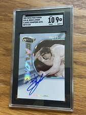 2009 Press Pass Fusion Brock Lesnar SSP /25 SGC 9 Auto 10 WWE UFC SHIPS FREE!