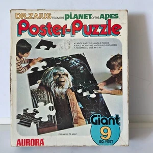 PLANET OF THE APES POTA GIANT POSTER PUZZLE DR. ZAIUS AURORA COMPLETE W BOX 5208 - Picture 1 of 10
