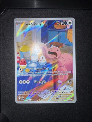 Lickitung 180/162 Sv05: Temporal Forces Illustration Rare - Image 1 of 4