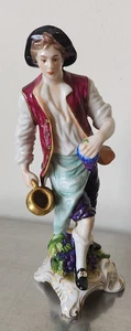 Antigua estatuilla alemana de porcelana pintada a mano Rudolf Kammer vendimia - Imagen 1 de 10