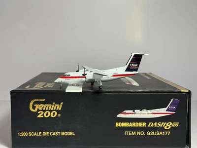Gemini Jets 1:200 USAir Express De Havilland DHC-8 "Q200" N993HA Piamonte Foto 1 de 2