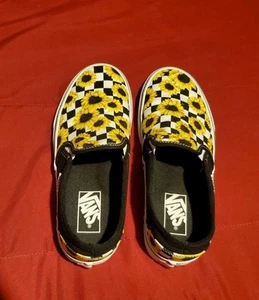 Vans klassische Damen-Slipper Sonnenblumen-Skateboardschuhe 500714 Größe 7 - Bild 1 von 8