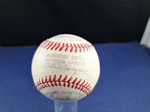 NY Mets Team Signed Autograph Baseball Willie Mays, Koosman, Seaver, Torre ++++ - Picture 1 of 20