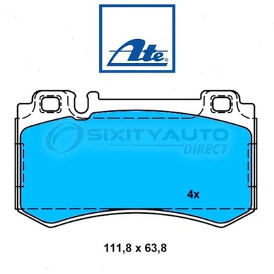 ATE Rear Disc Brake Pad Set for 2003-2006 Mercedes-Benz S600 - Braking kd Foto 1 de 4