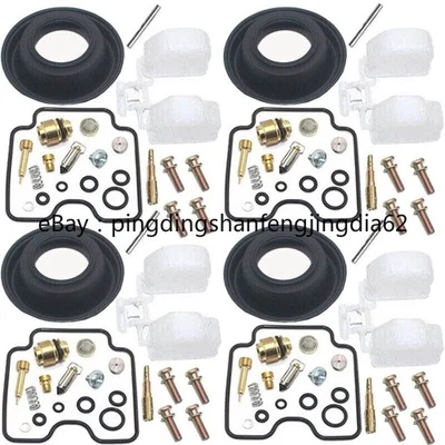 4X For Suzuki GSX750F 1998-2006 Katana 750 Carburetor repair kit Diaphragm Float - Image 1 of 3