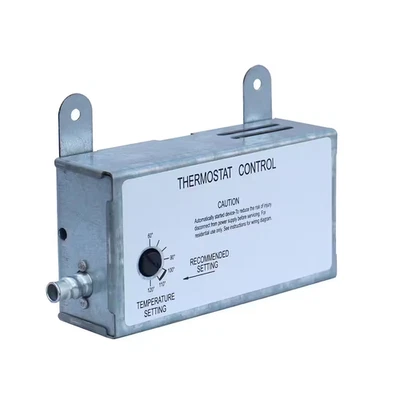 Control termostato ventilador escape 10 amperios, plateado Foto 1 de 4