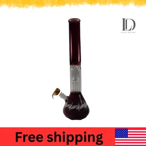 18" Braunglas Wasserpfeife - 8-armiger Baum Perc - Eisfänger - dicke Glasbong - Bild 1 von 2