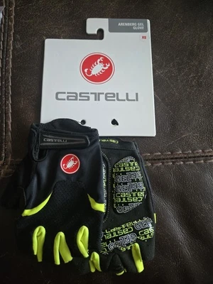 Castelli Arenberg Mens Gel Gloves Size XSmall New With Tags - Image 1 of 4