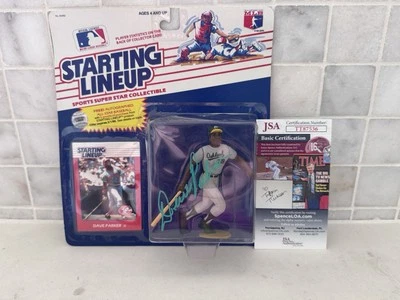 MLB Dave Parker Signed 1988 Starting Lineup SLU COA JSA Autograph Figure - Image 1 of 4