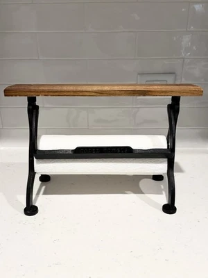 Toallero de papel de cocina de hierro fundido para tienda de campo soporte de papel estilo granja Foto 1 de 4