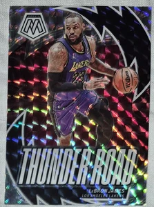 LEBRON JAMES 2023-24 MOSAICO PLATA PRIZM Thunder Road #9 y edición City #278 - Imagen 1 de 4
