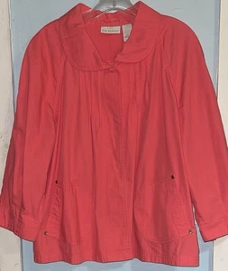 Kim Rogers leichter Blazer Jacke Damen Koralle Kragen Größe Extra Large XL - Bild 1 von 7