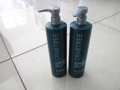 2 Bottles Crabtree And Evelyn Cleanse + Awaken SHOWER GEL 15oz NEW - Image 1 of 3