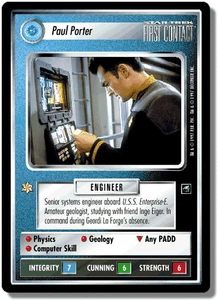 Paul Porter - First Contact - Star Trek CCG 1E - Imagen 1 de 6