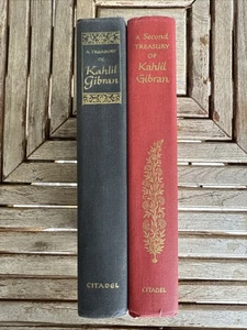Lot of 2 Kahlil Gibran A TREASURY & A SECOND TREASURY Citadel Press, NY BCE's - Foto 1 di 11