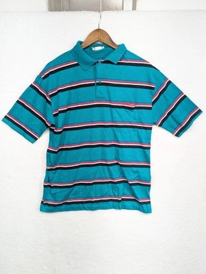 Polo de golf de rugby vintage Great Northwest Sportswear South Beach Colorway L EE. UU. Foto 1 de 4