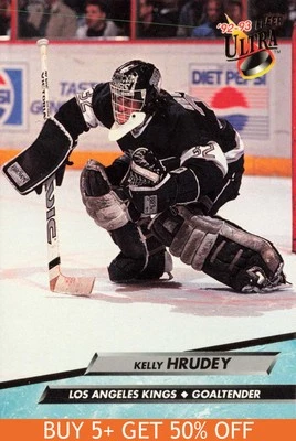 1992-93 Ultra #84 Kelly Hrudey Los Angeles Kings Hockey - Image 1 of 2