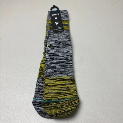 Stance Pittsburgh Pirates crew socks Size 6-12 MLB baseball fan gift NWT summer - Image 1 of 4