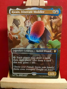 Kwain, Itinerant Meddler (sin fronteras) - Commander Bloomburrow - Raro - Casi nuevo - Como nuevo - Imagen 1 de 2